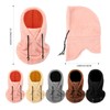 Ofoat Winter Thermal Hat with Neck Cover, Windproof Fleece Balaclava