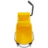 Dryser Commercial Mop Bucket with Side Press Wringer, 26 Quart,
