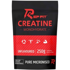 Rep Fit Creatine Monohydrate Powder 250g 100% Pure Gym Workout Sports Supplement Fitness