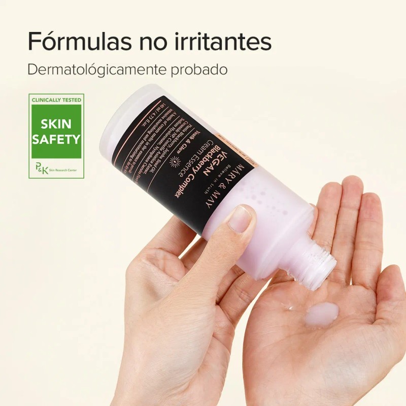 Mary&may Vegan Blackberry Complex Cream Essence 140ml K-bty Momento de