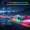 MICTUNING 8Pcs N8+ Chasing Color RGB+IC Underglow Neon Accent Strip