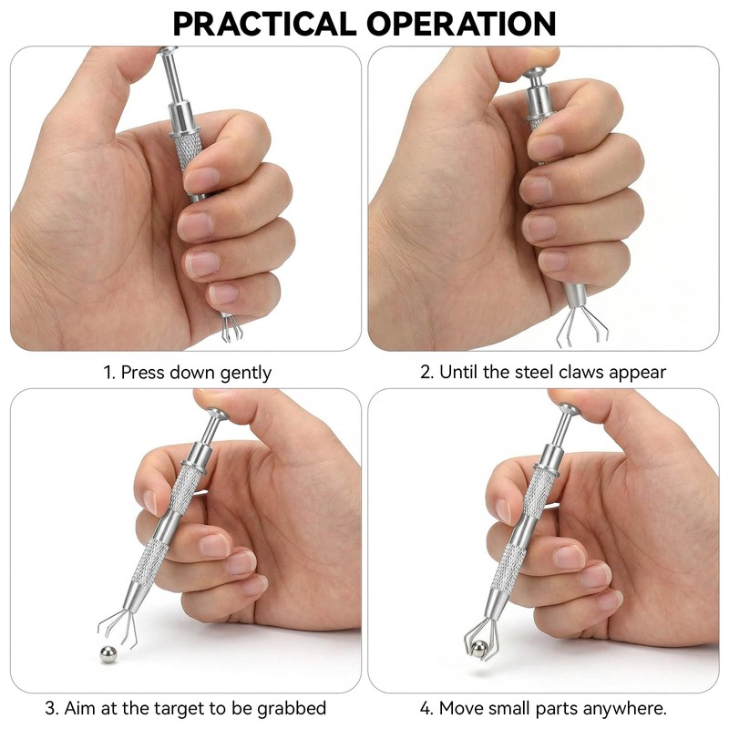 Beeutik 2 PCS Piercing Ball Grabber Tool, for Changing 14G
