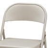 MECO Sudden Comfort All Steel Folding Chair Set with Steel
