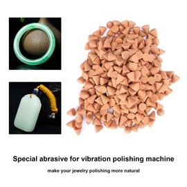 Tumbling Media Jewelry Polishing, Buffing Abrasive Material Tumbling Filler Media Rock Tumbling Filler Media for Rock Stone Tumbler Vibration Machine