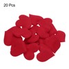 MECCANIXITY Felt Hearts Shape Heart Pom Pom Valentine's Day Hearts