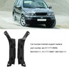 1 Pair Bumper Bracket 51117116667 Strong Strength Scratch Resistant Black