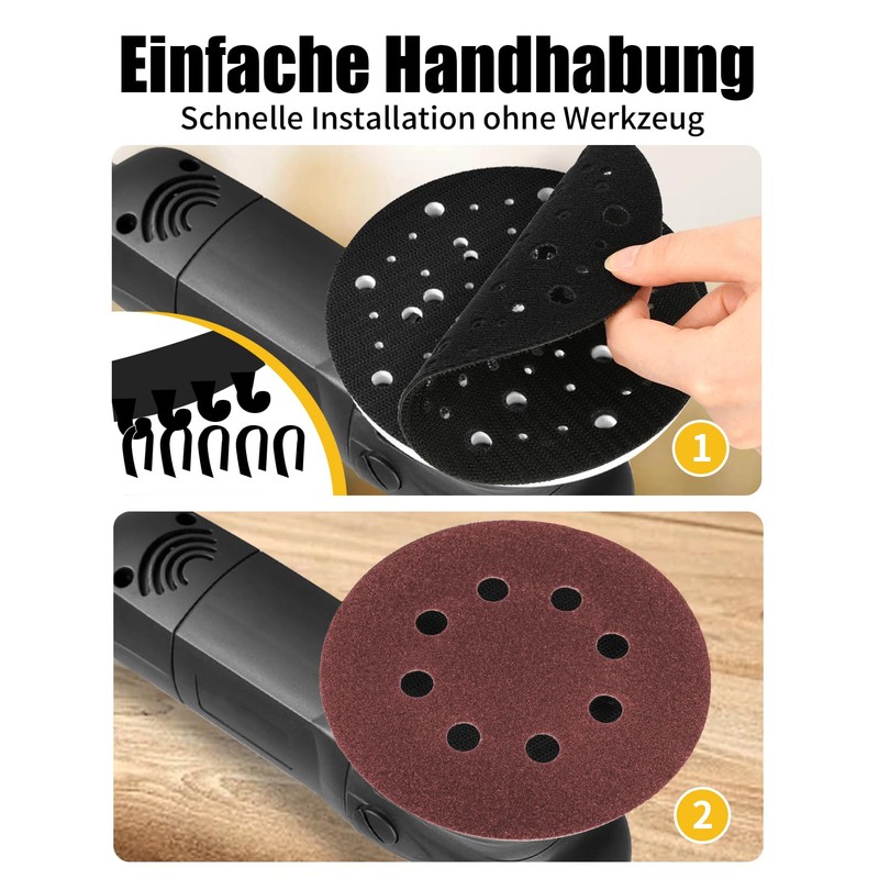 Protective Pad Diameter 150 mm 70-Hole, 1 Piece Sanding Disc