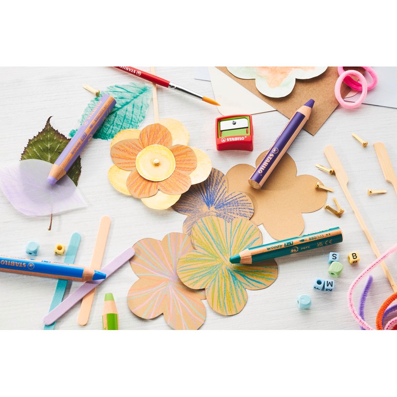Multi-Talented Pencil - STABILO woody 3 in 1 - Pack