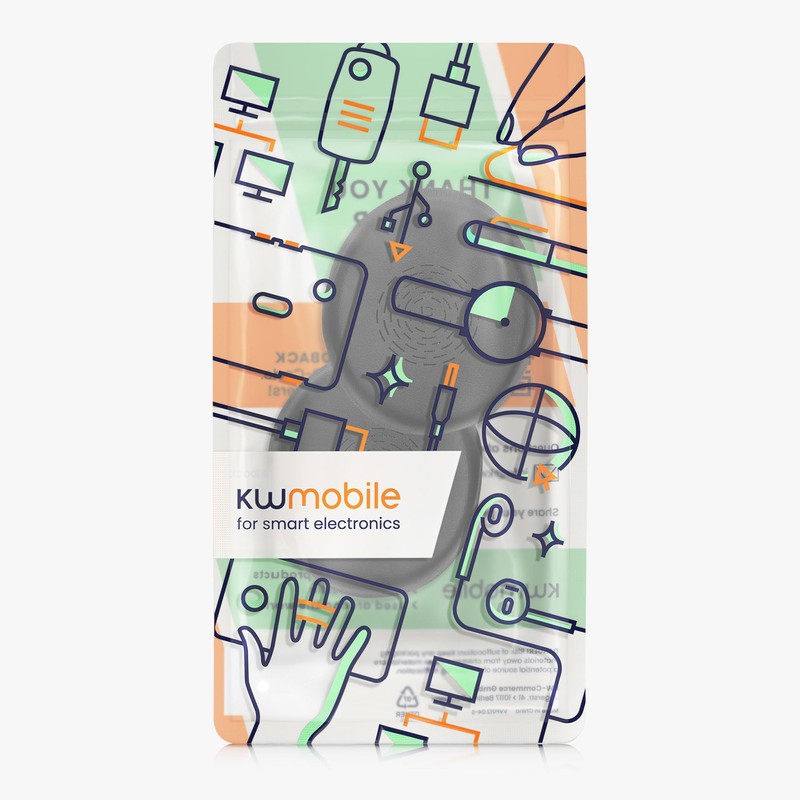 kwmobile Ear Pads Compatible with Jabra Evolve 2 55 /
