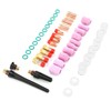 49Pcs TIG Welding Torch Kit Collets Ceramic Nozzles Cups Replacement