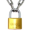 ABUS BPEC75/50 KD Dimple Cylinder Brass Padlock - Rose No