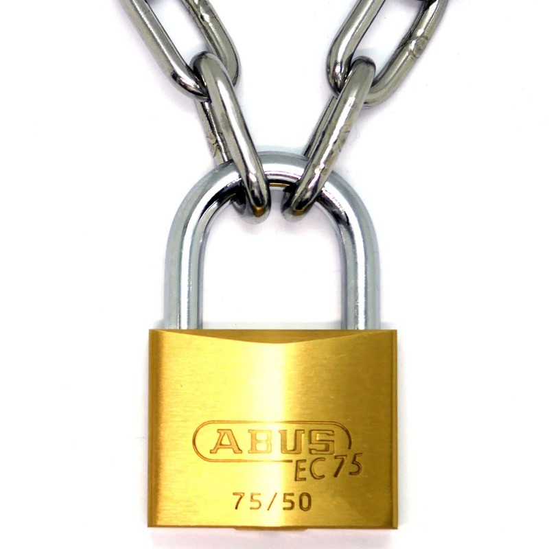 ABUS BPEC75/50 KD Dimple Cylinder Brass Padlock - Rose No