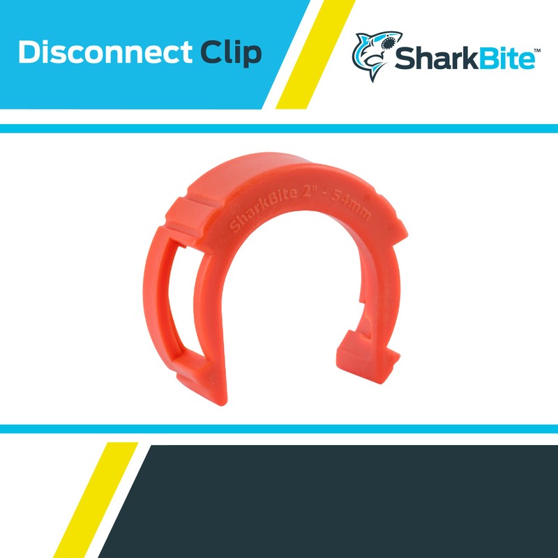 SharkBite 2 Inch Disconnect Clip for Push to Connect Brass