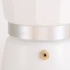 Aluminum Coffee Pot with Wood Grain Handle Moka Coffee Pot