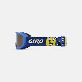 Giro Chico 2.0 Toddler Ski Goggles - Snowboard Goggles for Kids, Boys & Girls 2-4 - Blue Faces Strap with Amber Rose Lens