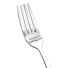 I Love Forking You Fork for Boyfriend Anniversary Birthday Gifts for Girlfriend Wife Gifts from Husband Gifts for Men Colleague Bestie Graduation Gifts for Best Friend Friendship Gifts for Women Girls