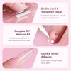 720 Pieces Double-Sided Nail Glue Stickers Transparent Set - 30
