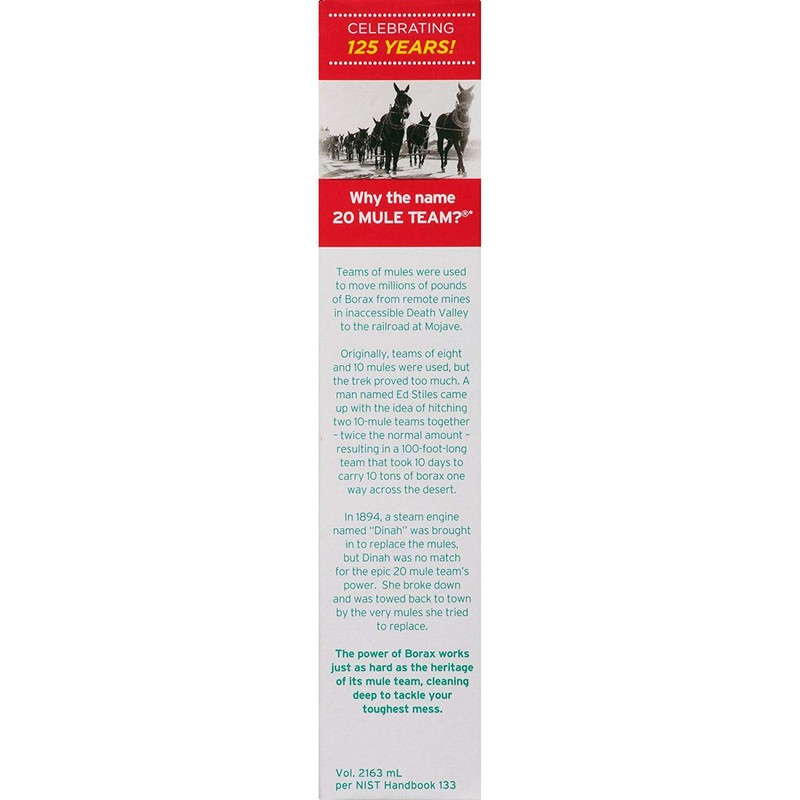 Borax Laundry Booster 65oz (Pack of 8) | Bundle Edition