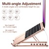 ivoler Laptop Stand, 6 Levels Height Adjustable Laptop Stand, Foldable