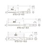 TOP ETD-1.5 ETD-1.5 Hexagonal Shank for Electric Drills, Iron Work