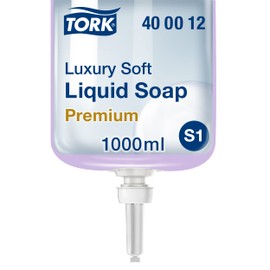 Tork Luxury Soft Liquid Soap S1, Soft Rose, 1 bottle, 33.815 oz, Premium quality, 400012