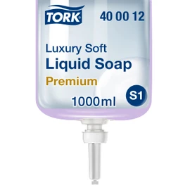Tork Luxury Soft Liquid Soap S1, Soft Rose, 1 bottle, 33.815 oz, Premium quality, 400012