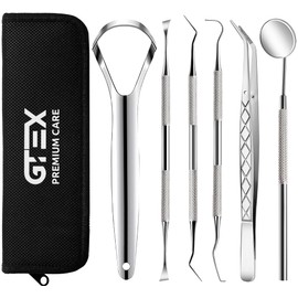 GTEX Dental Tools, Dental Pick, Plaque Remover for Teeth, Teeth Cleaning Tools, Plaque Tartar Remover for Teeth, Dental Picks for Teeth Cleaning, Teeth Cleaning Kit, Dentist Tools