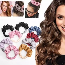 볼 헤어 컬러 부드러운 곱슬 제품 실크 수면 롤러 열 없음 긴 스타일링 도구 무열 [2PC Hair ring] Ball Hair Color Soft Curl Product Silk Sleep Roller No Heat Long Styling Tool No Heat [2PC Hair Ring]