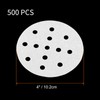 Rierdge 4" Small Bamboo Steamer Liners, 500Pcs Non-stick Steam Paper