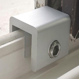 Universal Window Stopper and Lock for Frame Fixing and Anti-Opening Small 2ea