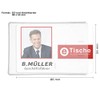 Karteo Card Holder Transparent Open [Pack of 1] ID Card