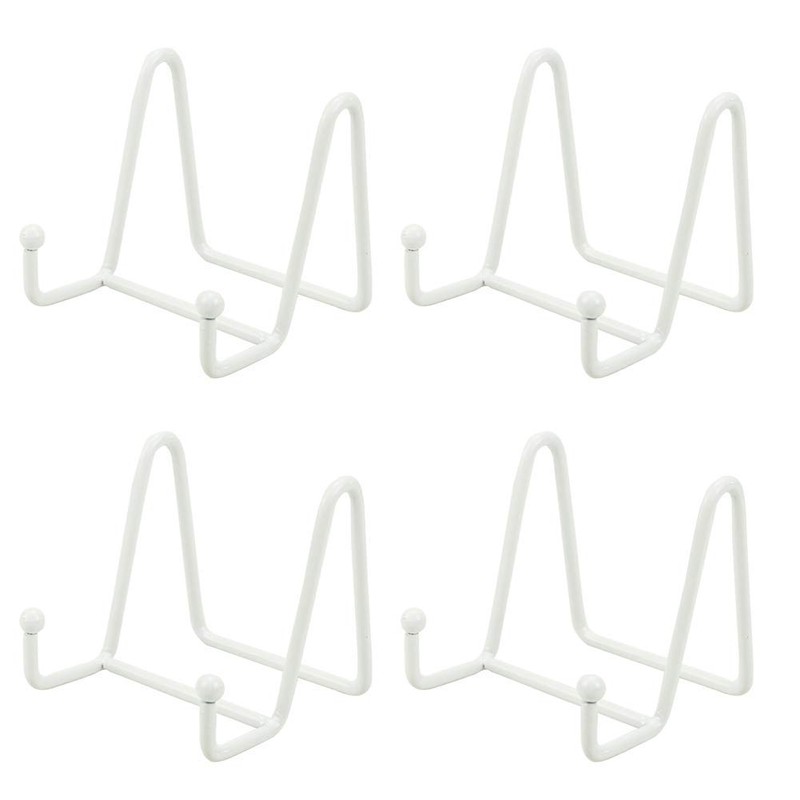 LIONWEI LIONWELI White Decorative Plate Stand Holder Picture Frame Stand