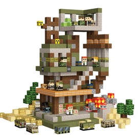 GobiDex Game-Based Valentine's Gift Recon Base Magnetic Blocks Adventure Themed Toy Set in Gift Package 100 PCS - Color: 100 PCS