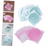 SEWACC Toilet Drain Hole Filtering Sticker Set 20pcs Anti-Blocking Hair