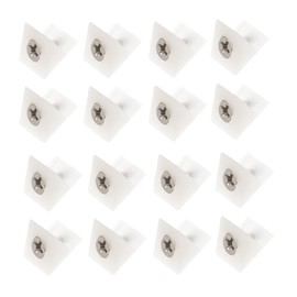 Outanaya 200pcs Wedge Repair Kit with Screws Durable Mending Wedges for Sagging Drawer Bottoms Easy Installation Furniture Support Brackets