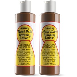 Maui Babe Browning Lotion 8 Ounces (Pack of 2)