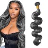 P1BGray Bundle Highlight Body Wave Human Hair Bundles 8A Two