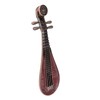 Incense Burner Holder Unique Chinese Lute Design Premium Copper Sturdy