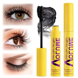 Bubble Mascara - Bubble Washable Mascara Volumizing & Defining | Waterproof | Smudge-Proof | Clump-Free Make Up Formula, Bubble Lash Mascar Creates Well-Defined Lashes Enhances Natural Look (1PC)