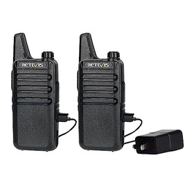 Retevis RT22 Walkie Talkie,Radios de Comunicacion Largo Alcance, FRS sin Licencia,Portatil, 14 Canales, VOX Manos Libre,Woki Toki para Regalo Familiar, Esquí, Camping, Caza (2 Paquetes)