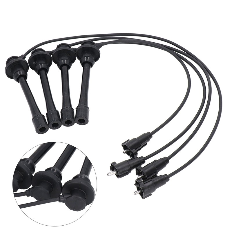 4pcs Spark Plug Wire Set 90919‑22387 Ignition Cable Kit Replacement