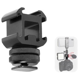 3 Cold Shoe Mount Shoe Adapter & Hot Shoe Screw 1/4" Screw Adapter for Camera Photo Video Shooting Shooting Support Device Built-in Photo Accessories