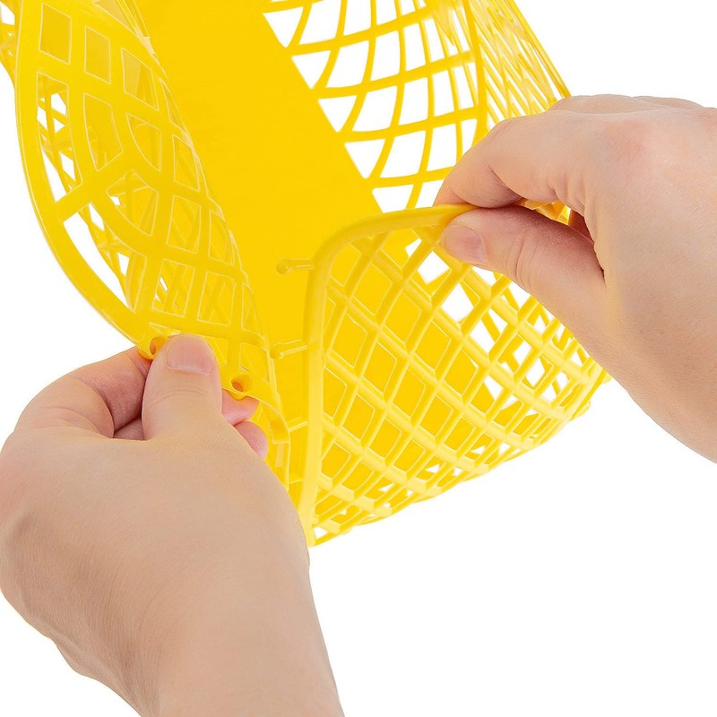 Fun Express Large Neutral Jelly Beach Totes - 6 Pieces