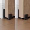 Ccjh Sliding Door Stabilizer Anti-Swing Wheel Stopper for Wooden Floor
