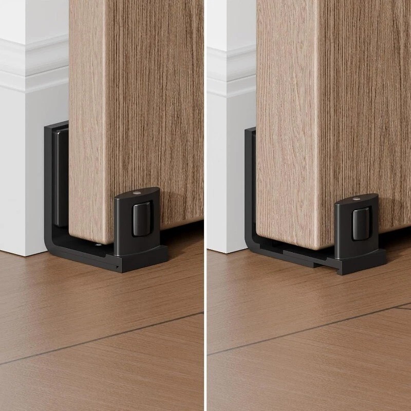 Ccjh Sliding Door Stabilizer Anti-Swing Wheel Stopper for Wooden Floor