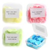 JEYORZY 4 boxes of soap tablets, soap sheets, portable mini