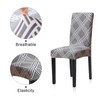 Sufdari Chair Covers 6,Stretch Dining Chair Covers, Spandex seat Covers