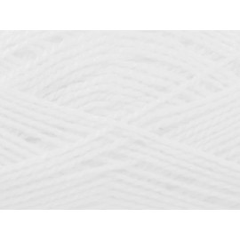 King Cole Big Value Aran 100% Acrylic Knitting Wool (White - 134)