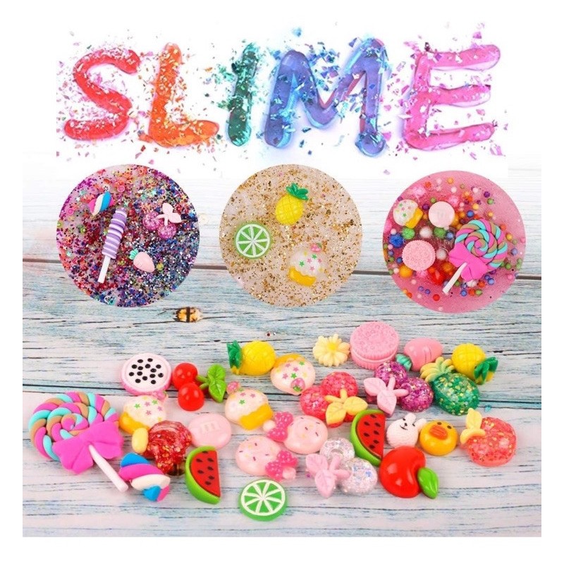 HOLICOLOR 110pcs Slime Making Kit, Add Ins, Accessories, Glitter, Foam