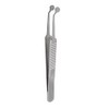 Meibomian Gland Expressor, Stainless Steel Round Tip Eyelid Tweezers